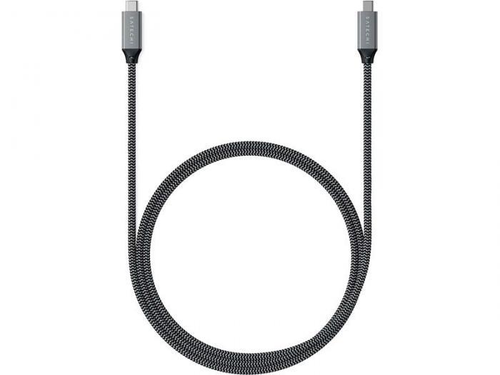 Аксессуар Satechi USB-C - USB-C 80cm Space Grey ST-U4C80M - фото 1 - id-p223033744