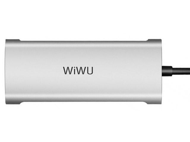 Хаб USB Wiwu Alpha A631STR 3xUSB/RJ45/SD/microSD Grey 6973218930213 - фото 1 - id-p223033786