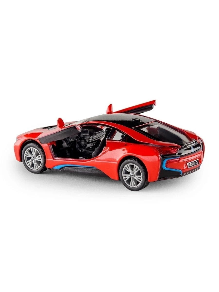 Игрушечная металлическая машинка BMW БМВ I8 1/24 20см разные цвета - фото 4 - id-p223034187