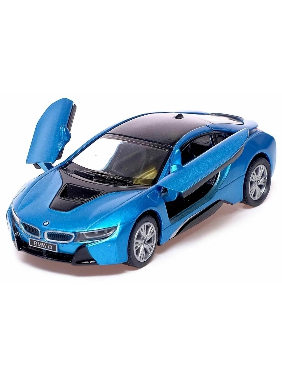 Игрушечная металлическая машинка BMW БМВ I8 1/24 20см разные цвета - фото 7 - id-p223034187