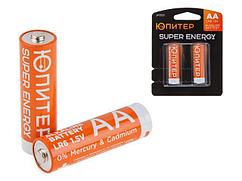 Батарейка AA LR6 1,5V alkaline 2шт. ЮПИТЕР