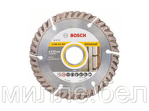 Алмазный круг 115х22.2 мм универс. сегмент. Turbo STANDARD FOR UNIVERSAL BOSCH (сухая резка)