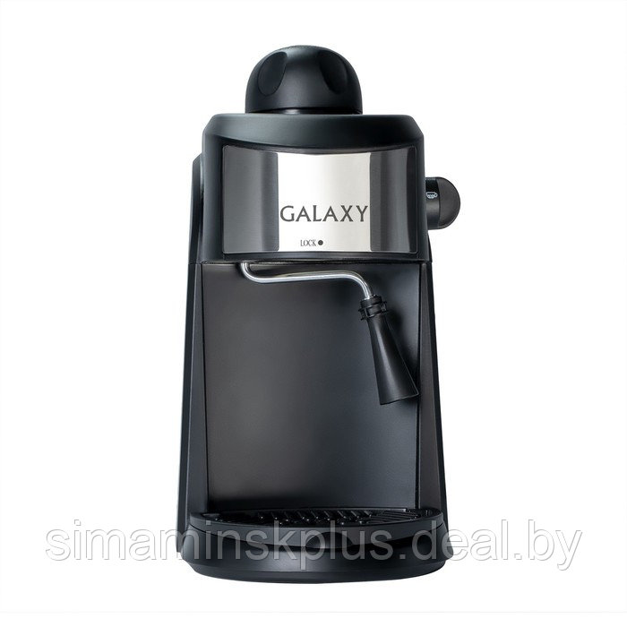 Кофеварка Galaxy LINE GL 0753, рожковая, 900 Вт, 0.24 л, капучинатор, чёрно-серебристая - фото 3 - id-p223035021