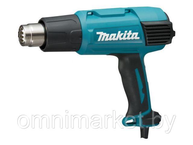 Термовоздуходувка MAKITA HG 6031 VK в чем. + набор сопл (1800 Вт, 2 скор., 50-600 °С, ступенч. рег.) - фото 1 - id-p184707773