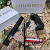 Лазерная указка Green Laser Pointer 303 с ключом Огонь 303, черный корпус, фото 2