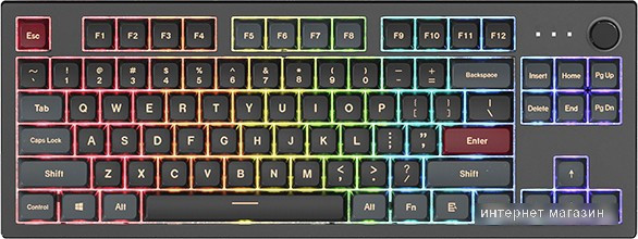 Клавиатура Montech MKey TKL Darkness MK87DR - фото 1 - id-p223035408