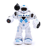 Робот «Герой», световые и звуковые эффекты, работает от батареек, цвет синий, фото 3