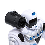 Робот «Герой», световые и звуковые эффекты, работает от батареек, цвет синий, фото 5