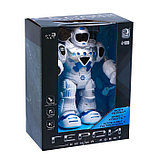 Робот «Герой», световые и звуковые эффекты, работает от батареек, цвет синий, фото 7