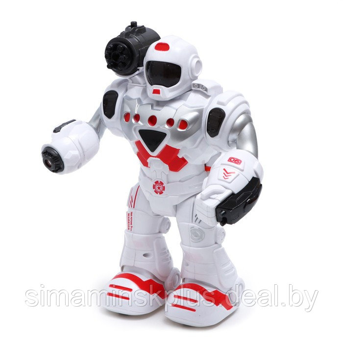Робот «Герой», световые и звуковые эффекты, работает от батареек, цвет красный - фото 2 - id-p223036788