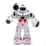 Робот «Герой», световые и звуковые эффекты, работает от батареек, цвет красный, фото 3