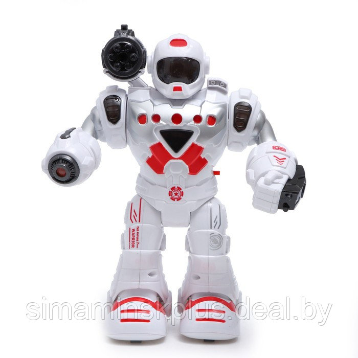 Робот «Герой», световые и звуковые эффекты, работает от батареек, цвет красный - фото 3 - id-p223036788