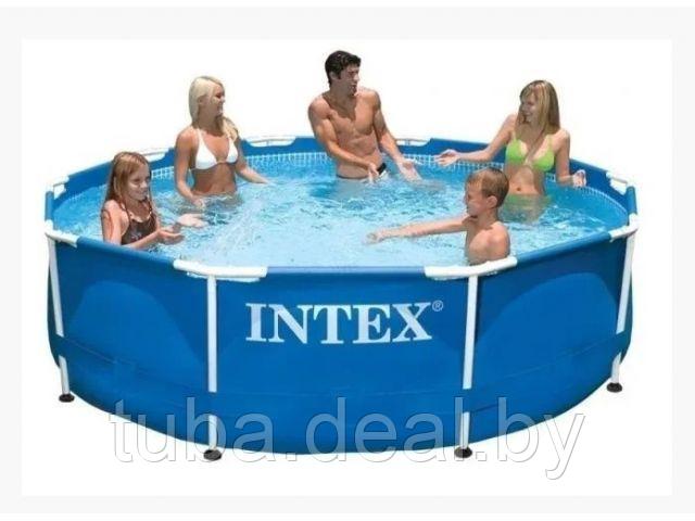 Каркасный бассейн Metal Frame, круглый, 366х76 см, INTEX (от 6 лет) - фото 1 - id-p214615152