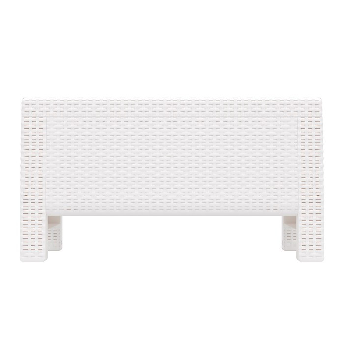 Стол "Ротанг", 76,5х57х42 см, цвет белый - фото 2 - id-p223037287