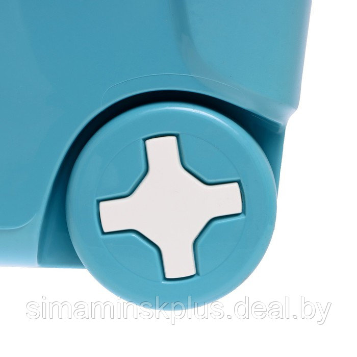 Детский ящик для игрушек COOL, на колёсах 50 литров, цвет синий колокольчик - фото 7 - id-p223037341