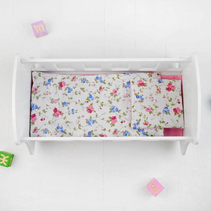Кроватка люлька «Люлилю» белая, с постельным бельём, МИКС - фото 2 - id-p223037467