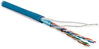 Hyperline FUTP4-C5E-P26-IN-LSZH-BL-100 (100 м) кабель витая пара, экранированная F/UTP, категория 5e, 4 пары