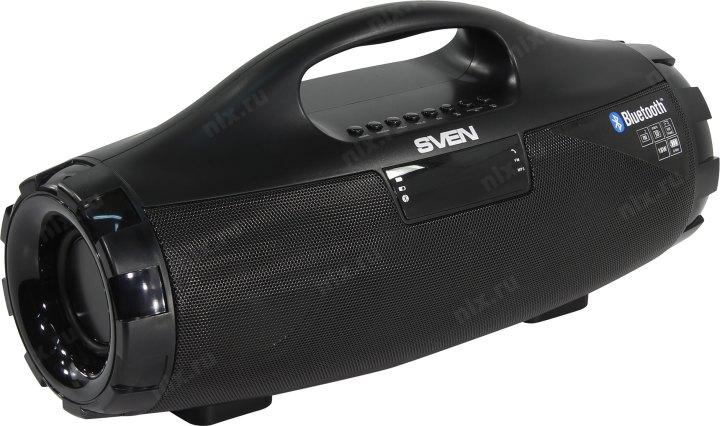 Акустическая система Колонка SVEN PS-460 Black (2x9W Bluetooth USB microSD FM Li-Ion) - фото 1 - id-p223038527