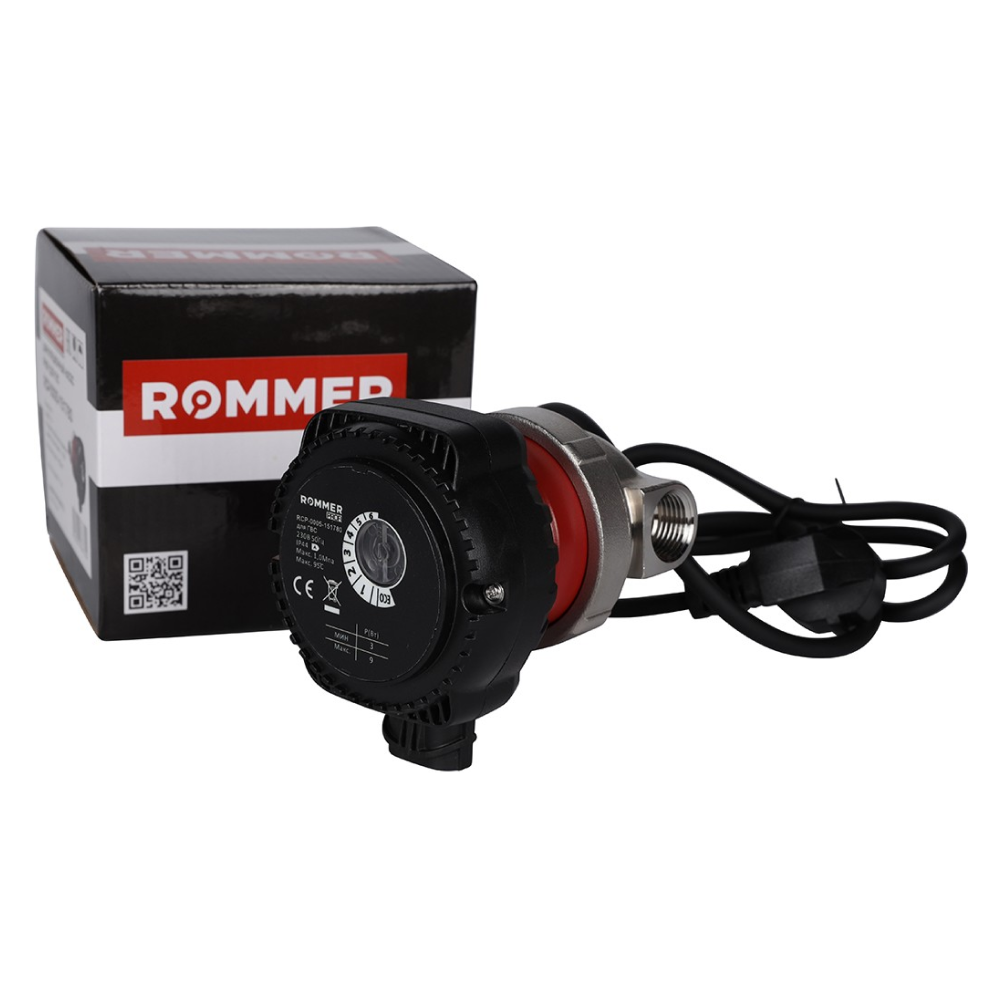 Rommer RCP-0005-151780 PROFI насос циркуляционный для ГВС, 220 В - фото 10 - id-p223025628