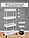 Передвижная 4-х ярусная этажерка 87х40х22 см. / Стеллаж - органайзер на колесиках, фото 10