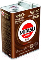 Моторное масло Mitasu Gold LL SN/CF 5W40 / MJ-107-4