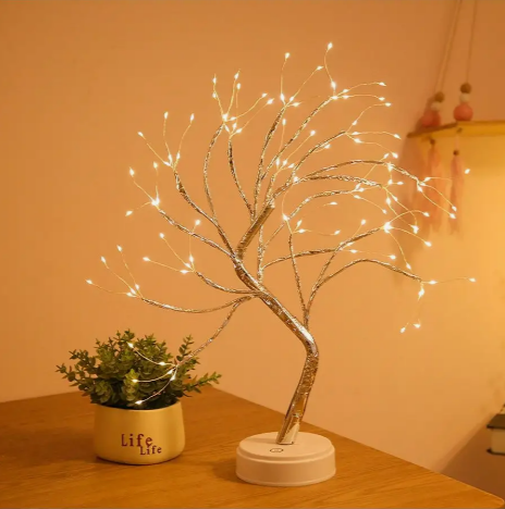 Декоративный светильник дерево Decorative led tree 50 см, 108 светодиодов (питание USB или батарейки)