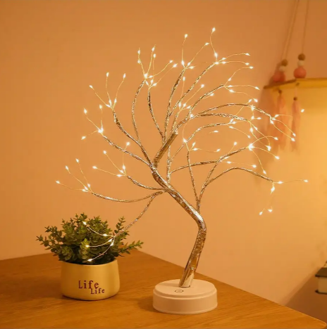 Декоративный светильник дерево Decorative led tree 50 см, 108 светодиодов (питание USB или батарейки) - фото 1 - id-p223049600