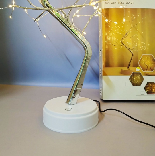 Декоративный светильник дерево Decorative led tree 50 см, 108 светодиодов (питание USB или батарейки) - фото 10 - id-p223049600