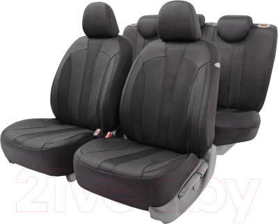 Комплект чехлов для сидений Autoprofi Performance PRF-1505 BK/BK - фото 1 - id-p223048465