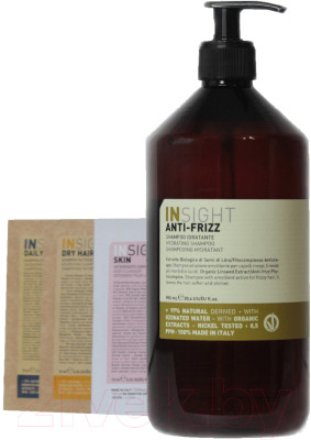 Набор косметики для волос Insight Anti-Frizz Шампунь Hydrating+PMIN006+PMIN007+Гель PMIN020 - фото 1 - id-p223047076