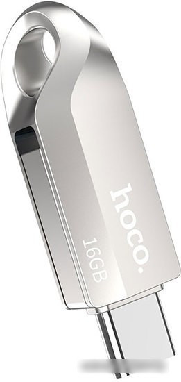 USB Flash Hoco UD8 16GB (серебристый) - фото 1 - id-p223061042
