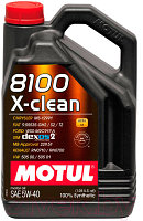 Моторное масло Motul 8100 X-clean 5W40 / 102051