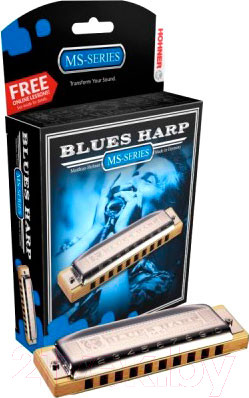 Губная гармошка Hohner Blues Harp 532/20 MS D (M533036) - фото 1 - id-p223062294