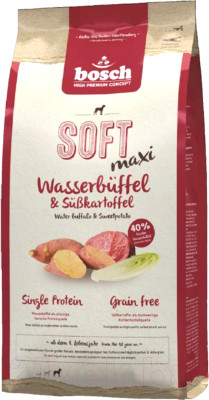 Полувлажный корм для собак Bosch Petfood Soft Maxi Wild Buffalo&Sweetpotato - фото 1 - id-p223061795