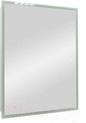 Шкаф с зеркалом для ванной Континент Reflex Led 60x80 - фото 2 - id-p223062600