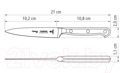 Нож Tramontina Century / 24010/104 - фото 3 - id-p223064234