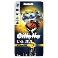 Gillette Fusion 5 Proglide Power Flexball с 1 кассетой Бритва / Станок для бритья мужской на батарейке