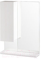 Шкаф с зеркалом для ванной СанитаМебель Ларч 11.520