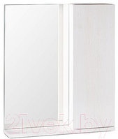 Шкаф с зеркалом для ванной СанитаМебель Ларч 11.600