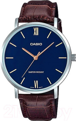 Часы наручные мужские Casio MTP-VT01L-2B - фото 1 - id-p223065247