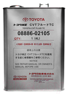 Трансмиссионное масло TOYOTA CVT Fluid TC / 0888602105 - фото 1 - id-p223066125