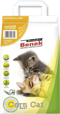 Наполнитель для туалета Super Benek Corn Cat - фото 1 - id-p223067963