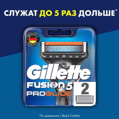 Набор сменных кассет Gillette Fusion ProGlide - фото 2 - id-p223066208