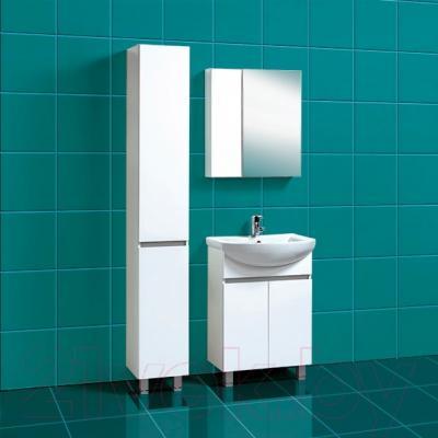 Шкаф с зеркалом для ванной Акваль Афина 60 L / 04.61.00.N - фото 2 - id-p223063000