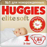 Подгузники детские Huggies Elite Soft 1 Mega