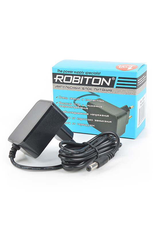 Универсальное зарядное устройство Robiton IR9-9W 5.5x2.5, 12 (+) - фото 1 - id-p223071886