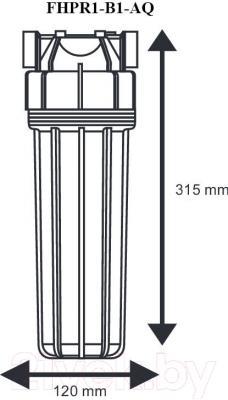 Магистральный фильтр Aquafilter FHPR34-B1-AQ 3/4 - фото 2 - id-p223070090