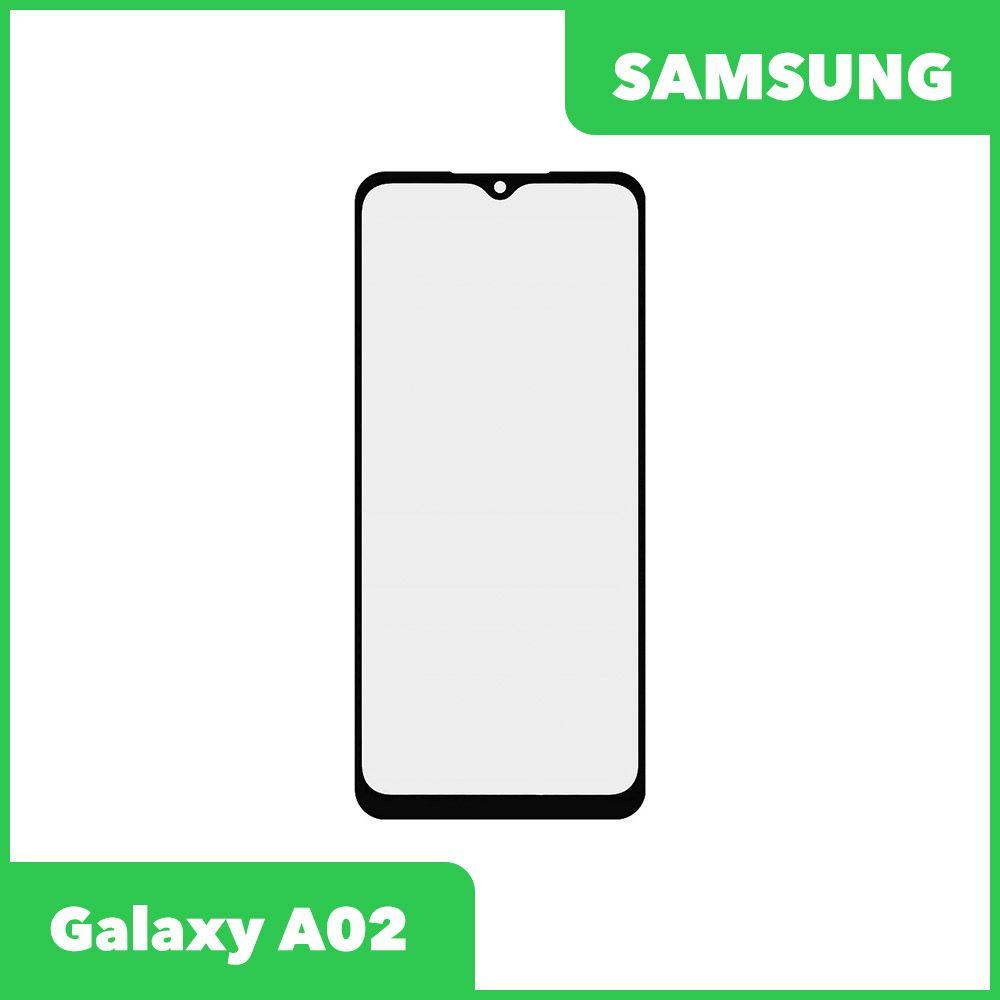 Стекло для переклейки Samsung SM-A022G Galaxy A02 (черный) - фото 1 - id-p223071953