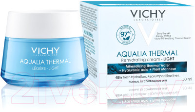Крем для лица Vichy Aqualia Thermal легкий, динамичное увлажнение - фото 2 - id-p223068303