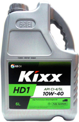 Моторное масло Kixx Fully Synthetic HD1 10W40 / L2061360E1 - фото 1 - id-p223070166